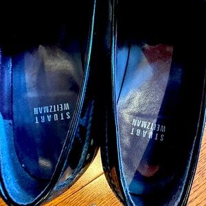 Black Stuart Weitzman loafers 
Size 8 1/2 Medium
